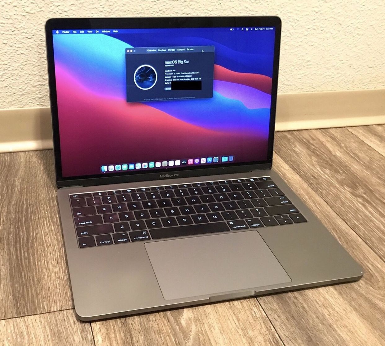 13” MacBook Pro 2017 no touch bar