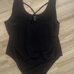 Forever 21 Black 3X Bodysuit