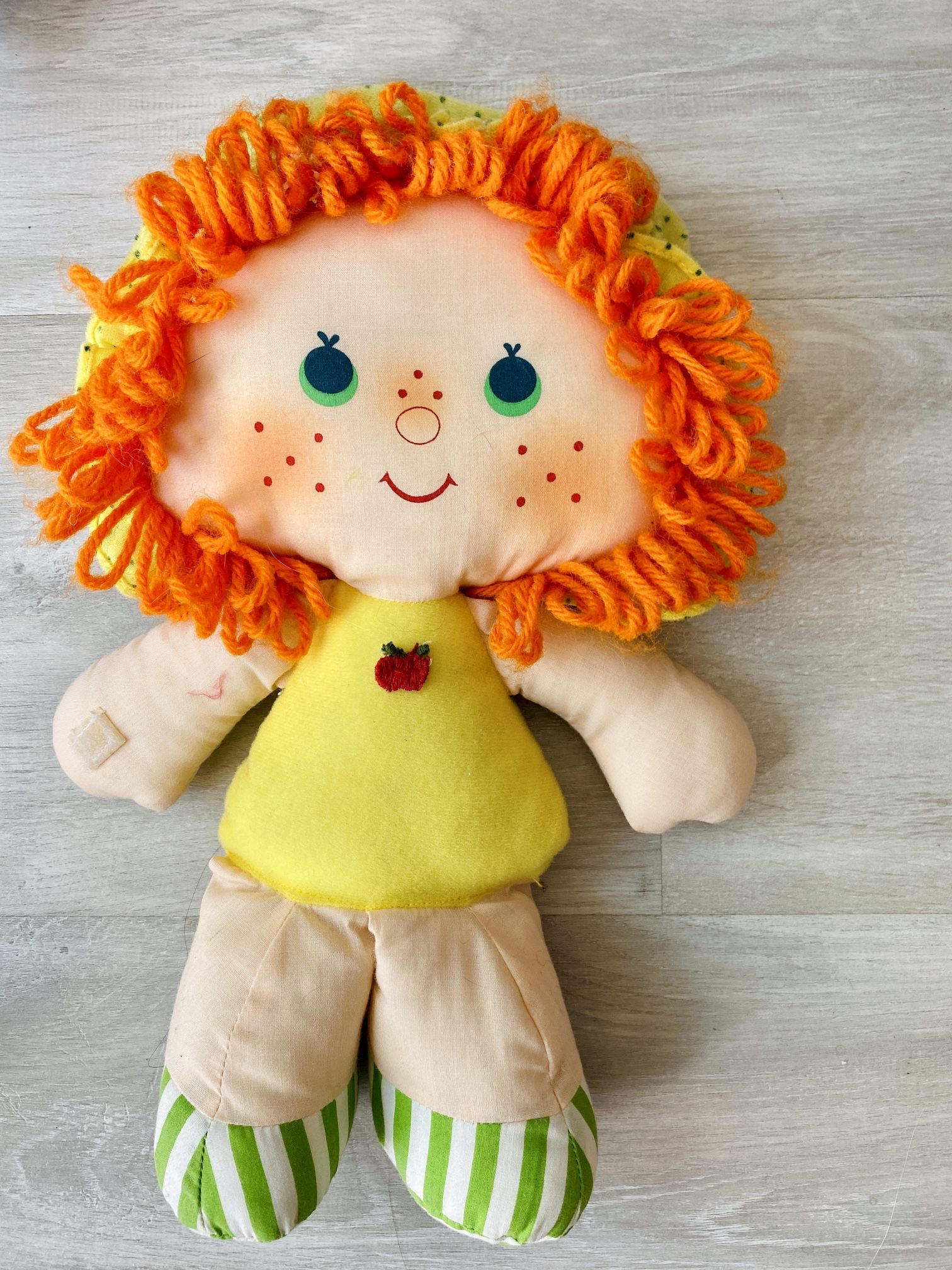 Vintage Kenner Apple Dumpling Doll Plush 80s Toys Kids