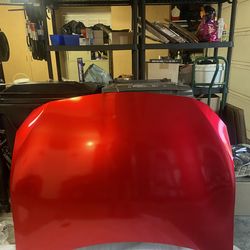 OEM FRS/BRZ/86 Hood White underneath Soul Red Wrap