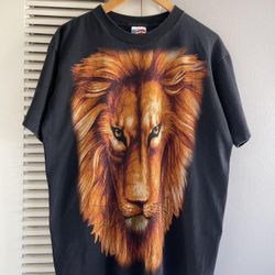 Vintage 1994 Lion Big Face Graphic T-shirt
