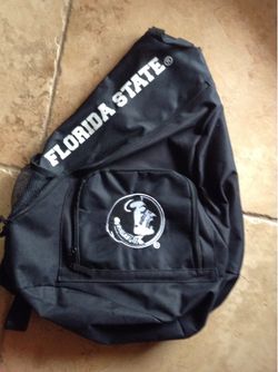 FSU Book bag and tag $30.00  CASH TEXT FOR PRICES.