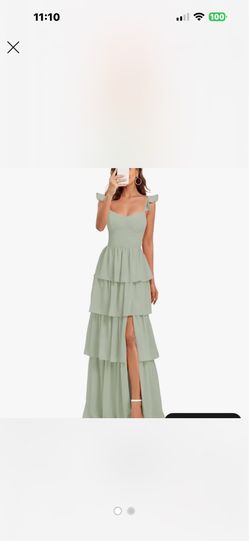 Women’s sage green dress