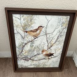 Bird Art Wall Frame 
