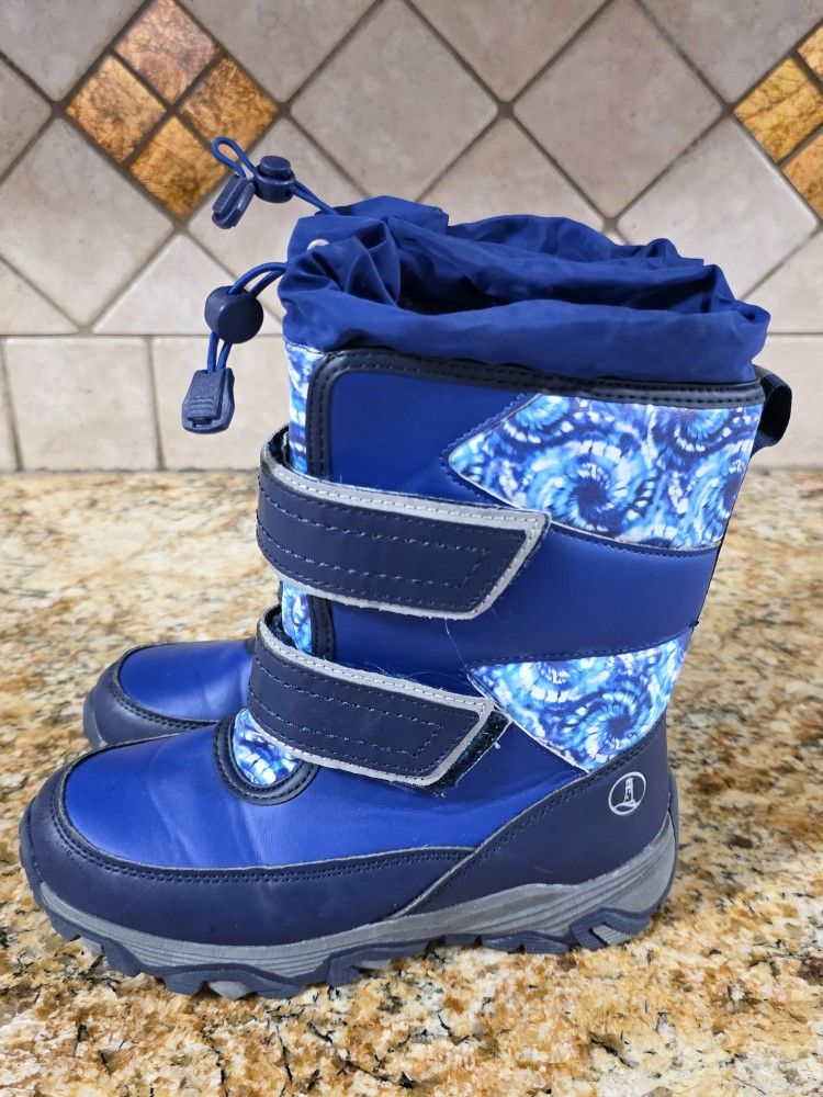 Snow Winter boots youth big kids size 1 Lands End