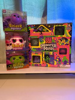 Halloween Squishy Needoh Toy Bundle with Advent Calendar