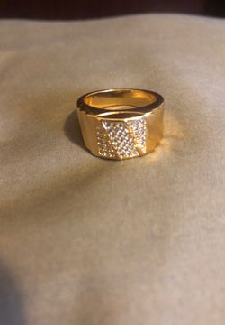 Men’s 18k gold filled ring