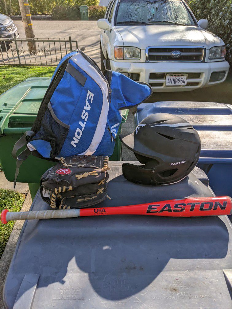 Baseball Equipment In New Condition 