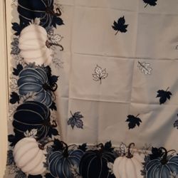 Pumpkin N Leaf Tablecloth