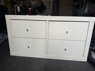 Ikea 4 drawer used storage bin.