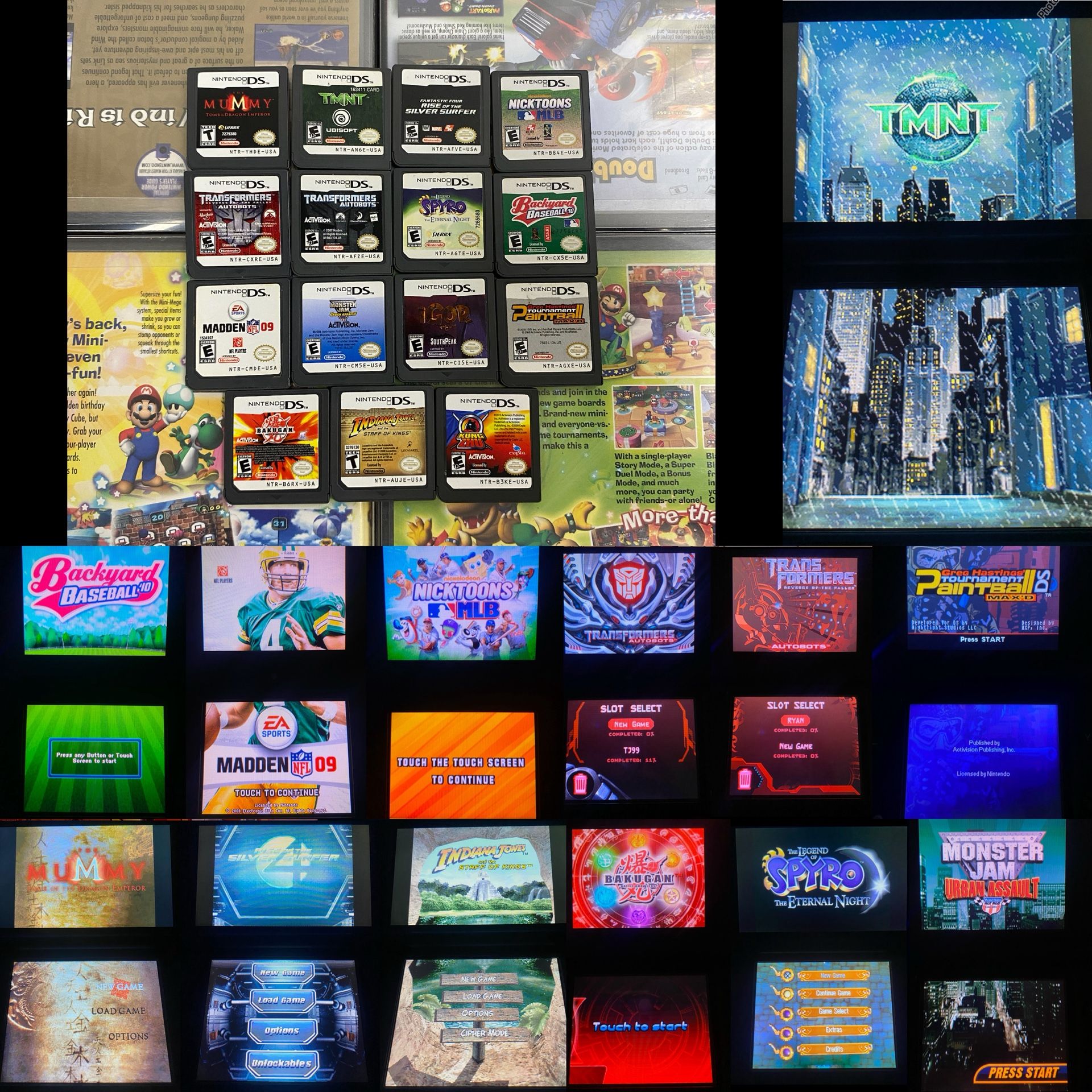 Nintendo DS 15 Game Bundle!
