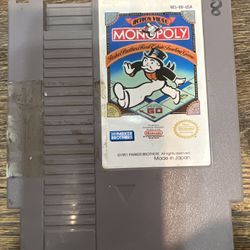 Monopoly Nintendo Entertainment System 1991 NES Cartridge Only Tested USED WORKS