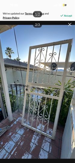 Decorative Wrought Iron Security Door – Heavy Duty