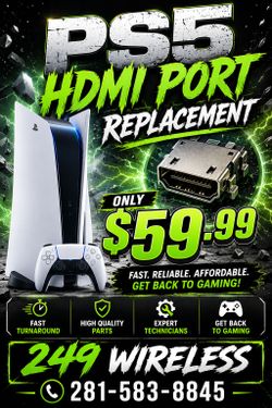 PS5 HDMI Port Replace
