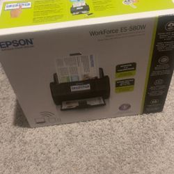 Epson Workforce ES-580W Wireless Color Duplex Desktop Document