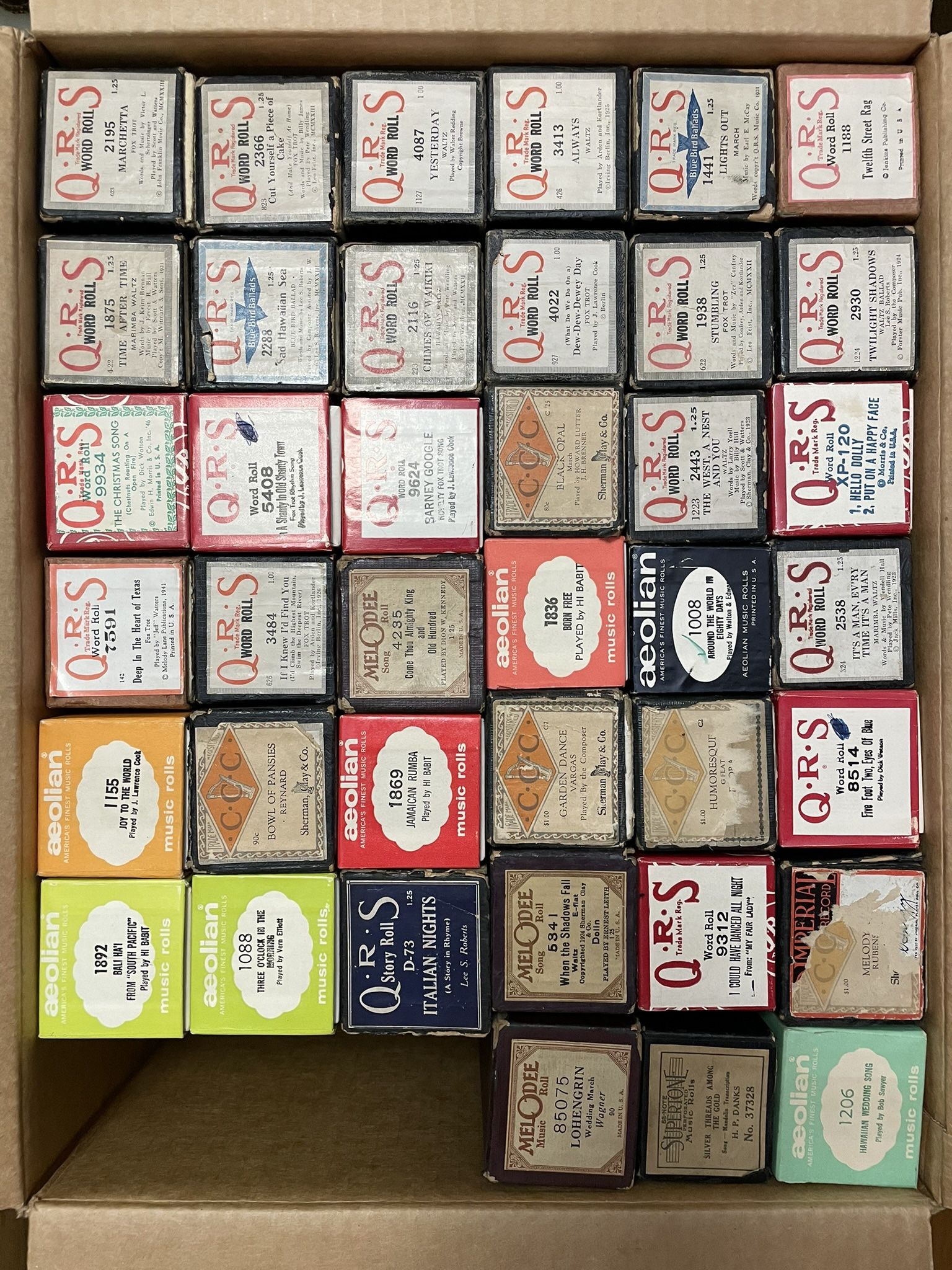 Player Piano Rolls