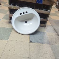 Drop In Face Bowel  Color - Bone