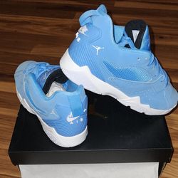 7y JORDAN MVP 92 UNIVERSITY BLUE with defects 7 youth big kids