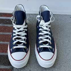 Converse Chuck 70 Shoes For Men Skate Canvas Navy High Top Sneakers A04965C
