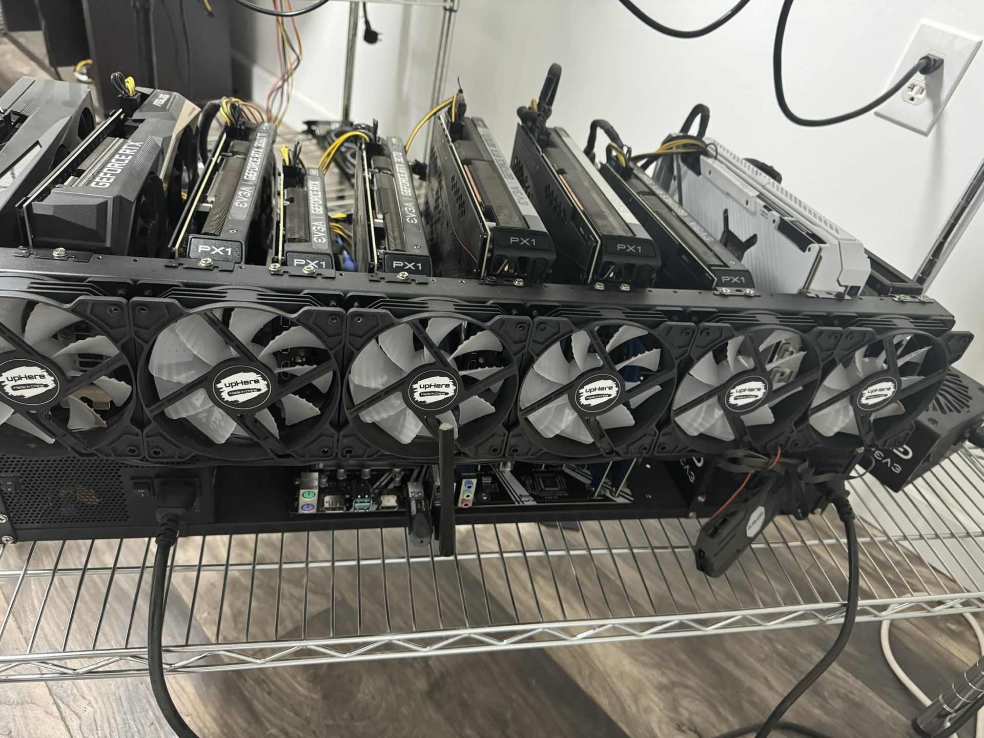 Crypto Mining Farm 3080 Graphics Card Mining Mining Farm Cryptocurrency  Mining Processor Nvidia Crypto Mining