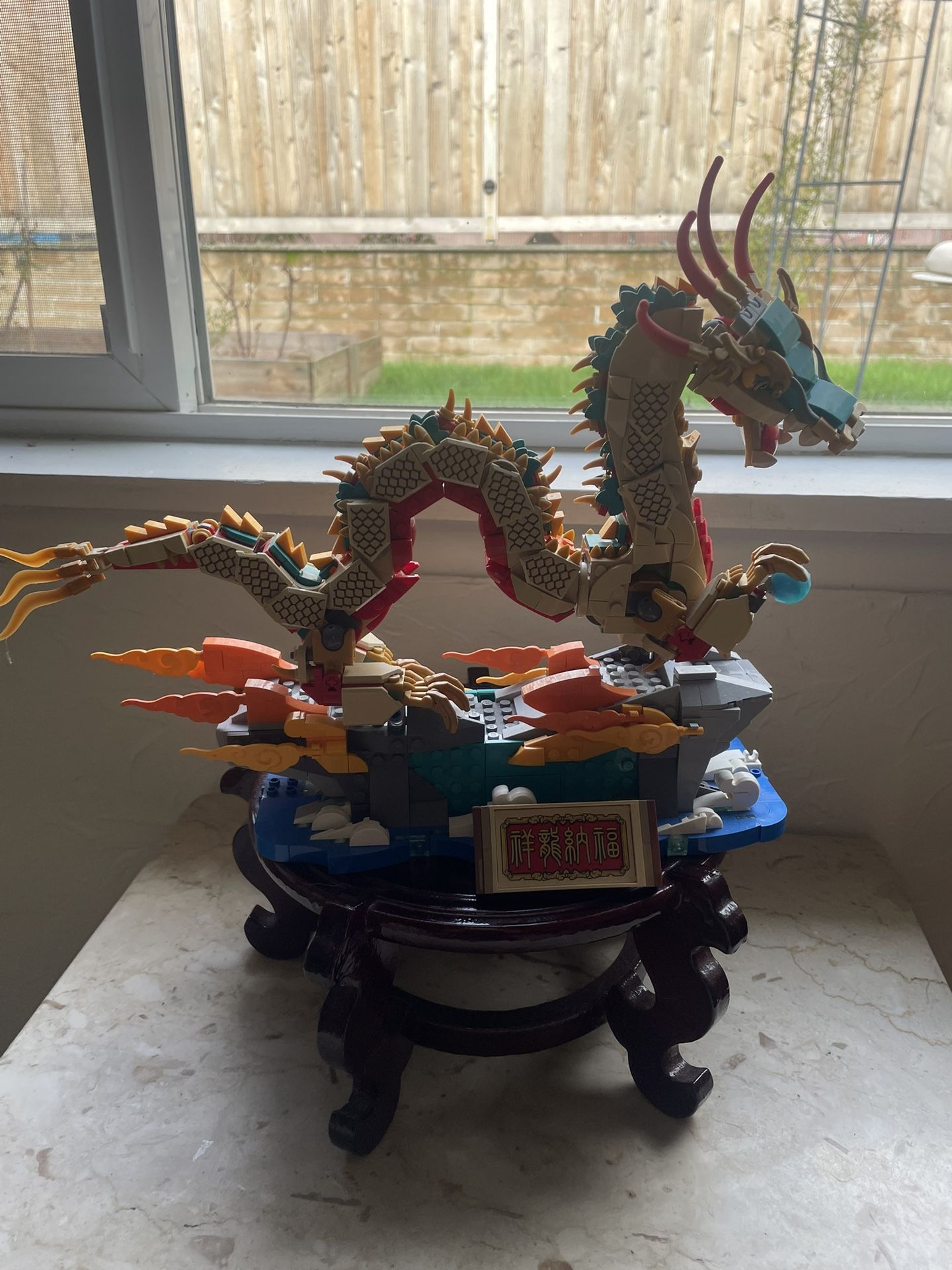 Lunar Dragon Lego Set