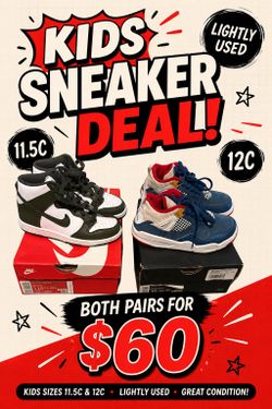 Kids Shoes Lightly Used