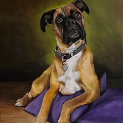 Hand-Painted Custom Pet Portraits (Original Artwork)