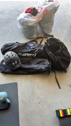 Baseball net and balls