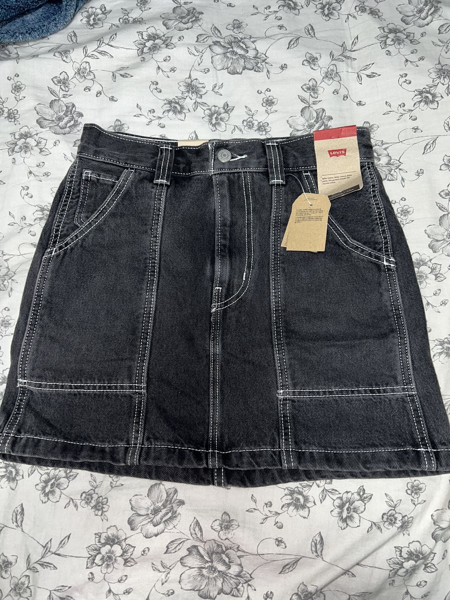 Black Levi Carpenter Skirt Brand New