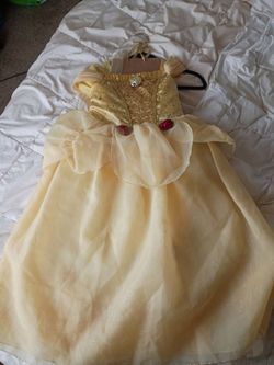 Disney Yellow Girls Dress Size 7/8