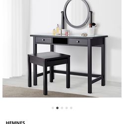 Ikea Table W/ Mirror