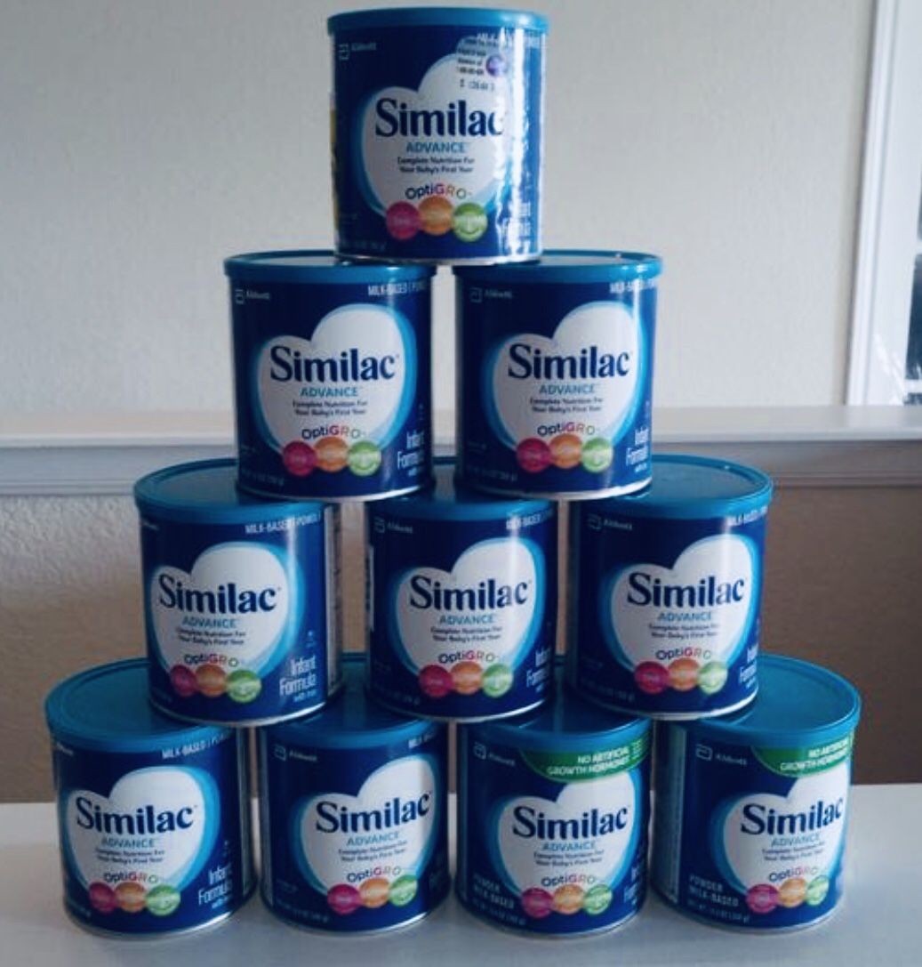 BABY FORMULA / BLUE SIMILAC ADVANCE CANS