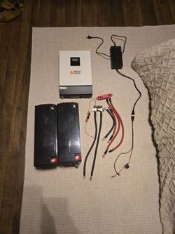 Rich Solar - Inverter and LiFePo4 24v Battery Kit