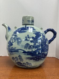 Large Porcelain  Teapot  
