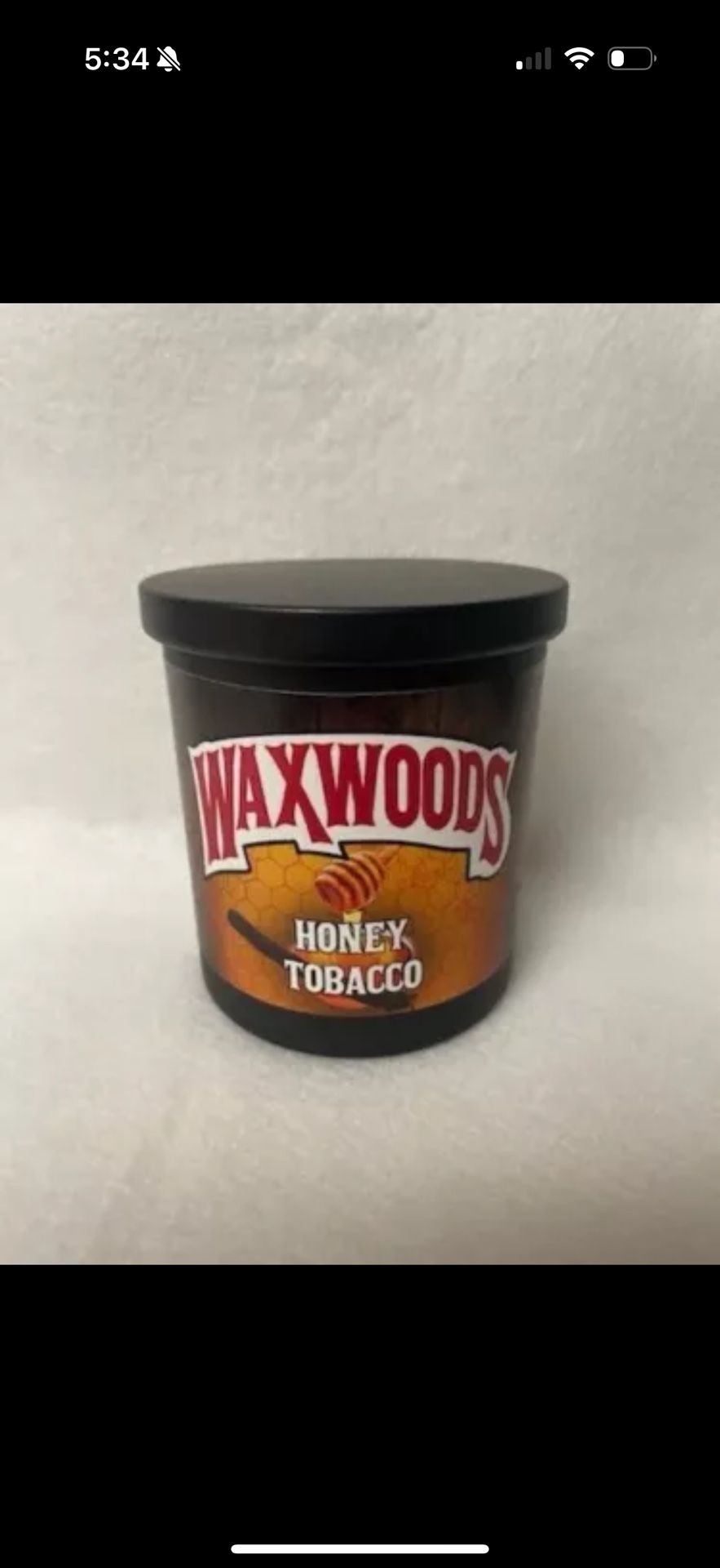 Scented Coconut Soy Candle - Honey - 8oz Candle - Honey Backwoods