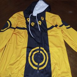 Men's Naruto Zip Up Lightweight Jacket