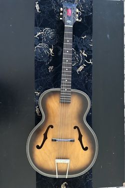 Vintage 1960’s Archtop Acoustic Guitar