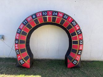 Giant Inflatable Roulette Wheel Arch