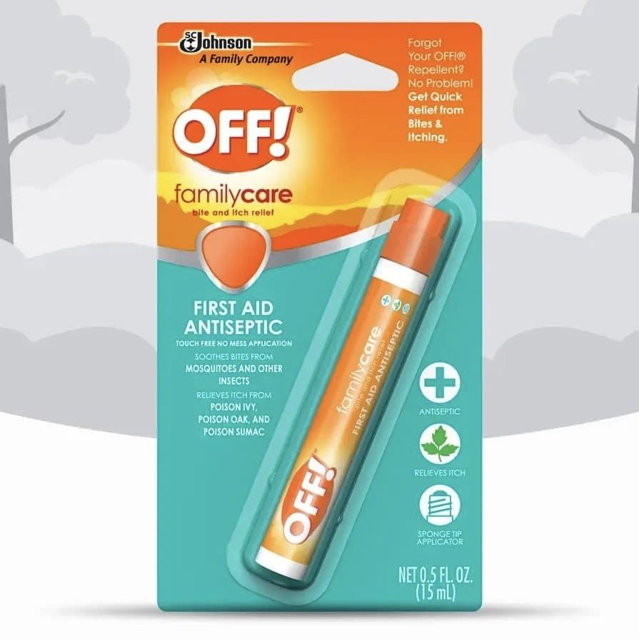 OFF! FamilyCare Bite and Itch Relief Pen First Aid Antiseptic - 2 PACK