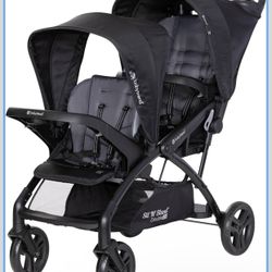 Baby Trend Sit N' Stand® Double 2.0 Stroller, Dash Black