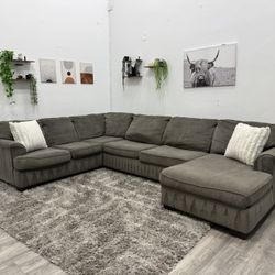 Gray Sectional Couch - Free Delivery 