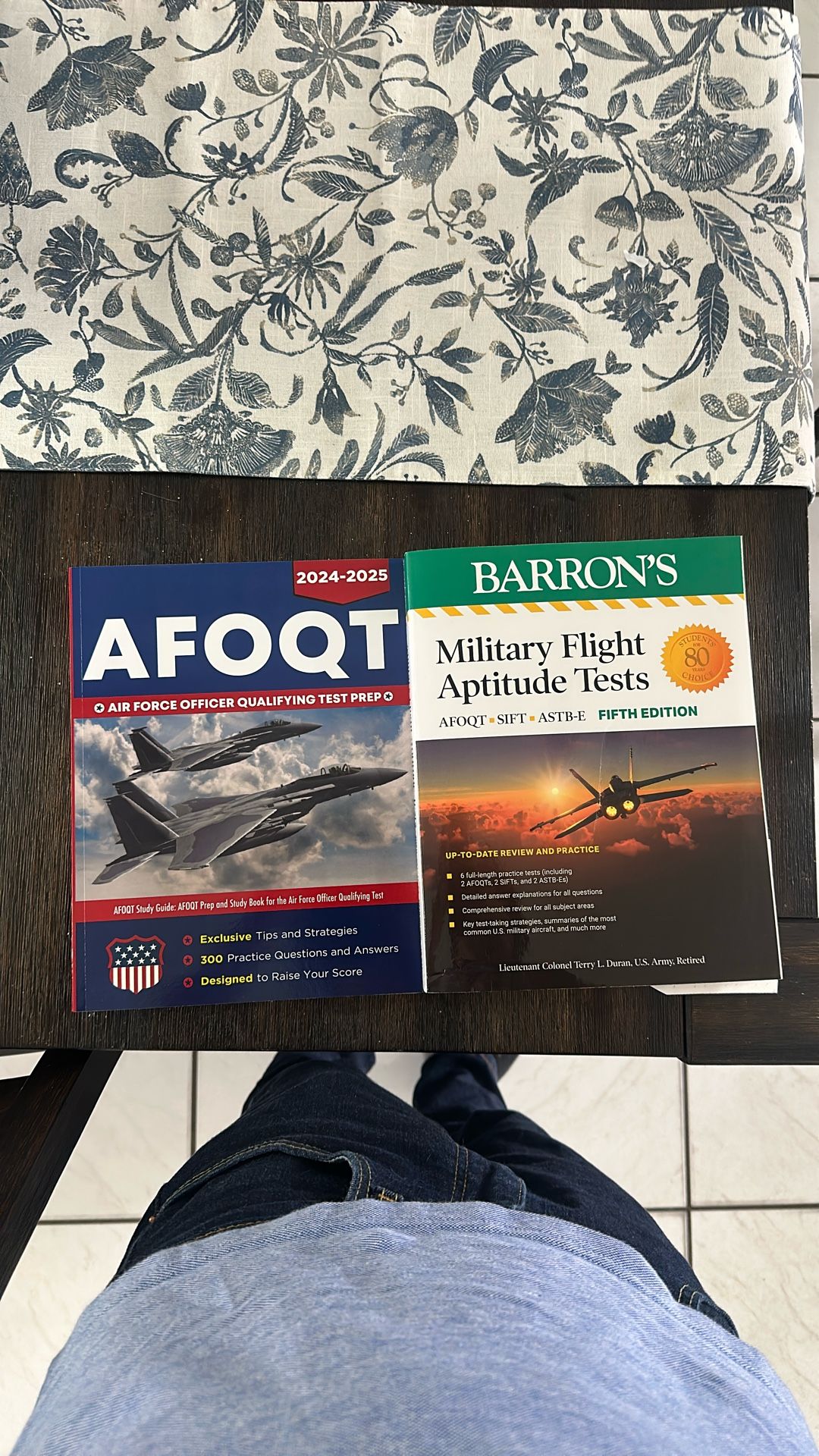 AFOQT PREP BOOKS NEVER OPENED