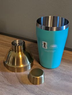 Fifa 26 World Cup Cocktail Tequila Shaker                      Casa Amigos Solid Turquoise/Gold