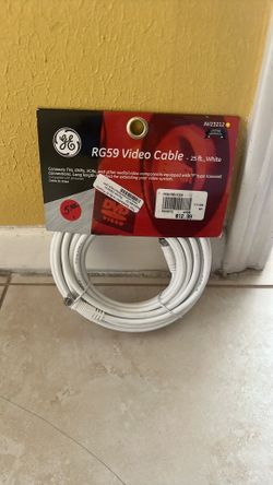 GE RG59 Video Cable 