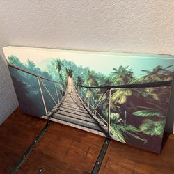 Artwork- Cavas - wall art- tropical/ palm trees. Home Decor