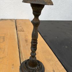 Cast iron candlestick