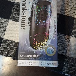 Brookstone Cyclone Beat Wireless Multicolor LED Speaker