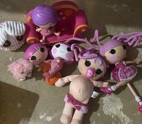Lalaloopsy Set Several dolls And Accessories 