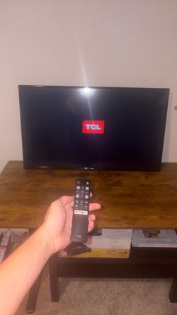 Tv and lamp