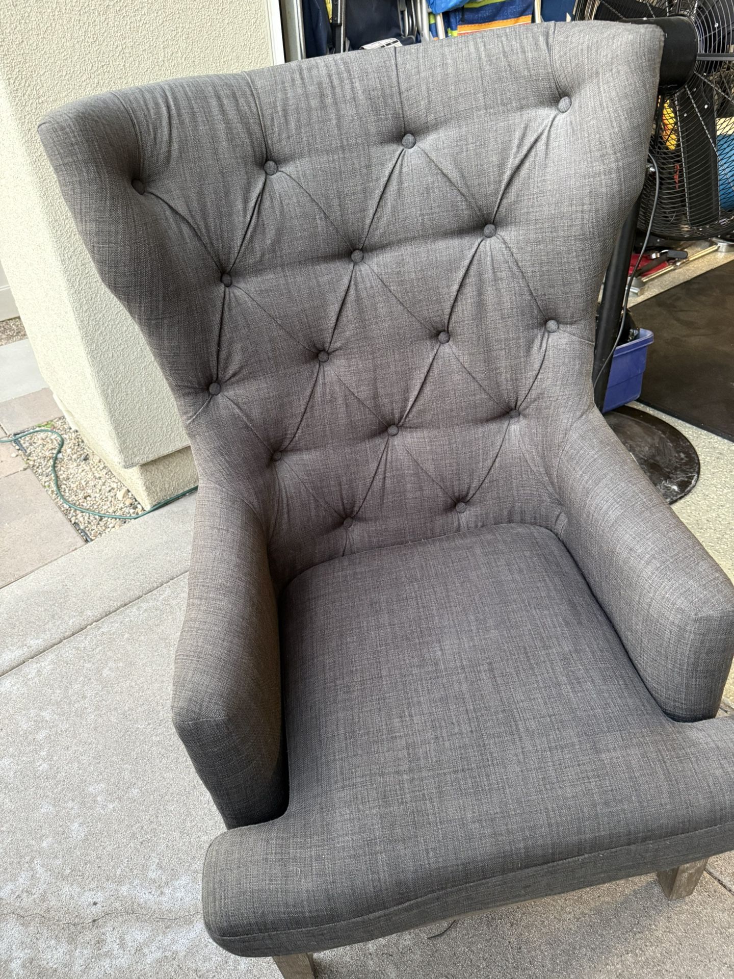 High Back Chair Upholstered